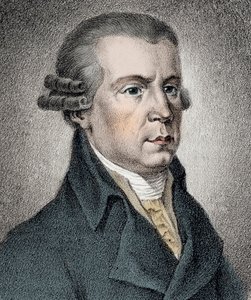 Johann Georg Albrechtsberger (1736-1809) osztrák zenész portréja - alkotó: Unknown artist