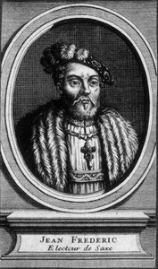 János portréja - Frigyes, a nagylelkű, szász választófejedelem (1503 - 1554) - n.d. alkotó: Unknown artist