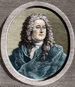 John Law (1671–1729), skót pénzügyi cég portréja, aki 1720-ban csődöt okozott (A Quincampoix Street eseménye) alkotó: Unknown artist