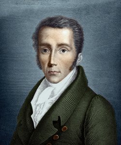 Josef Von Fraunhofer német fizikus portréja alkotó: Unknown Artist