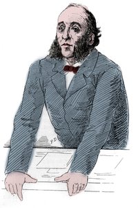 Jules Ferry (1832-1893) francia politikus portréja. Metszet a "" Az illusztrált világban"" alkotó: Unknown artist