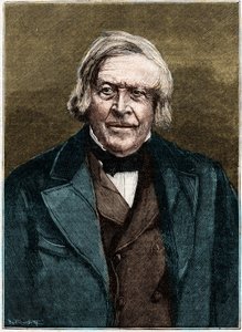 Jules Michelet francia történész és író (1798-1874) portréja. alkotó: Unknown artist