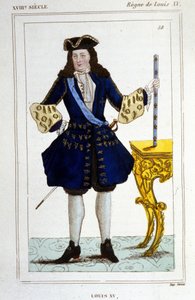 XV. Lajos király (1710 - 1774) portréja. alkotó: Unknown artist