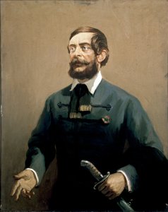 Kossuth Lajos, magyar államférfi és forradalmár portréja, 1870 körül (festmény) alkotó: Unknown Artist