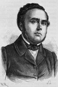 Ledru-Rollin (1807 - 1874) portréja. század végi metszet a „Histoire de France”-ban, H. Martin. alkotó: Unknown artist