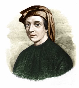 Leonardo Fibonacci (1170-1245) portréja. (Pisai Leonárd). olasz matematikus. alkotó: Unknown artist