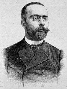 Louis Barthou (1862-1934) portréja. század végi metszet a „Histoire de France”-ban, H. Martin. alkotó: Unknown artist