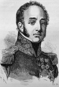 Louis Gabriel (Louis-Gabriel) Suchet (1770-1826) portréja. század végi metszet a „Histoire de France”-ban, H. Martin. alkotó: Unknown artist