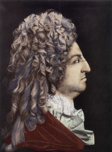 XIV. Lajos portréja - viaszmedál, királyszoba, Versailles-i palota. alkotó: Unknown artist