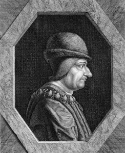 XI. Lajos (1423-1483), francia király portréja. alkotó: Unknown artist