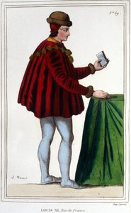 XI. Lajos (1423-1483), francia király portréja. alkotó: Unknown artist