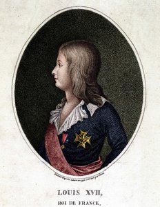 XVII. Lajos, francia delfin portréja - metszet a 19. századról alkotó: Unknown artist
