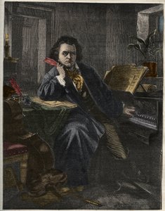 Ludwig van Beethoven (1770-1827) német zeneszerző és zongoraművész portréja alkotó: Unknown artist