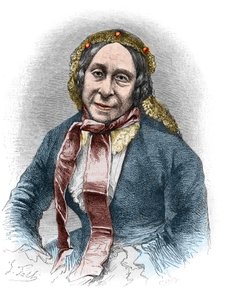 Madame Desbordes Valmore portréja (Marceline Felicite Josephine Desbordes-Valmore alkotó: Unknown artist