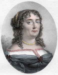 Madame de Scudery (1607-1701) portréja - Madame de Scudery (vagy Madeleine de Scuderi (1607 - 1701), francia betűs nő portréja) alkotó: Unknown artist