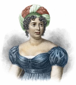 Madame de Staël (1766-1817), betűs nő portréja alkotó: Unknown artist