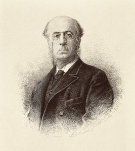 Manuel SILVELA Y LA VIELLEUZE (1830-1892) spanyol politikus portréja. Madrid. Nemzeti Könyvtári Metszet. alkotó: Unknown artist