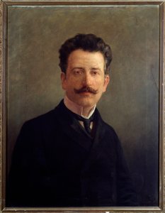 Marco Enrico Bossi olasz zeneszerző és orgonista portréja. 1900 körül (festmény) alkotó: Unknown Artist