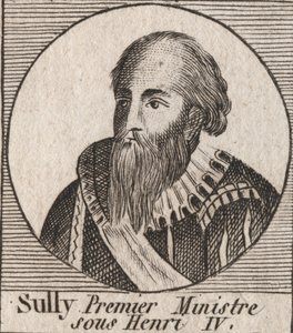 Bethune Maximilianus (1559-1641), Sully hercege, IV. Henrik minisztere – Bethune Maximilianusa, Sully első hercege, hűséges jobbkeze, aki IV. Henrik francia királyt segítette – portréja az „Instruction sur l