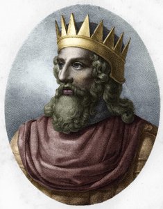 Merovech portréja (448-458. v.). alkotó: Unknown artist