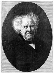Michel Eugene (Michel-Eugene) Chevreul (1786-1889) francia kémikus portréja. Metszet a „természetbe: áttekintés a tudományokról és alkalmazásukról a művészetben és az iparban”” augusztus 28. alkotó: Unknown artist