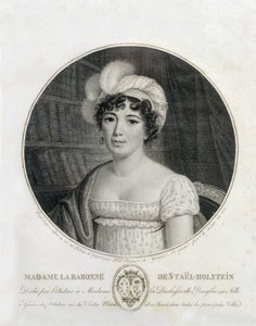 Madame de Staël portréja - metszet alkotó: Unknown artist