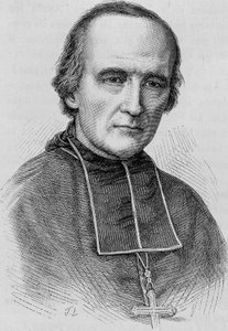 Monsignor Darboy (1813-1871), párizsi érsek portréja. század végi metszet a „Histoire de France”-ban, H. Martin. alkotó: Unknown artist