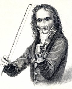 Niccol Paganini (1782-1840) portréja alkotó: Unknown artist