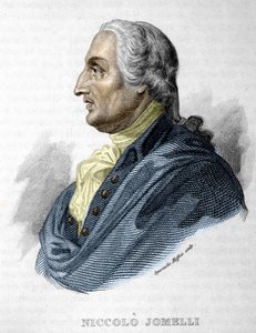 Niccolo JOMDELLI olasz zeneszerző portréja 1714. szeptember 10. (Aversa) – 1774. augusztus 25. (Nápoly) metszet XIX. alkotó: Unknown artist