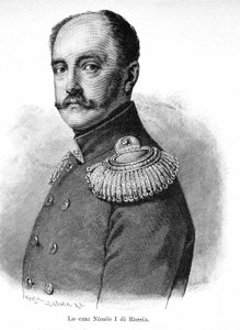 Az orosz I. Pavlovics Miklós portréja (1796-1855) alkotó: Unknown artist
