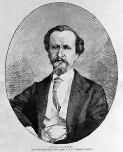Paolo Giacometti (1816-1882) olasz író portréja. alkotó: Unknown artist