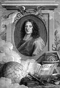 Pierre Bayle (1647-1706) francia író és filozófus portréja. alkotó: Unknown artist