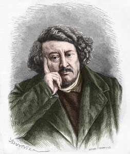 Pierre Leroux francia filozófus, publicista és politikus (1797-1871) portréja. alkotó: Unknown artist