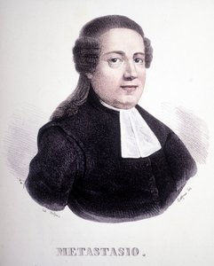 Pierre Metastasio (vagy Pietro Metastasio) portréja (1698 - 1782). alkotó: Unknown artist
