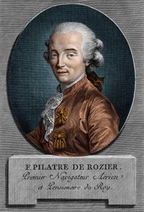 Pilâtre de Rozier (1756-1785) francia fizikus és repüléstechnikus portréja (első utazás hőlégballonnal) alkotó: Unknown artist