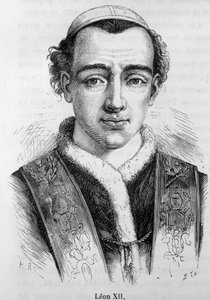 Leon pápa (Leone) XII (Annibale della Genga Sermattei) (pápa 1823-tól 1829-ig) portréja. alkotó: Unknown artist
