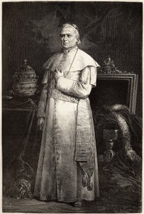 Pius pápa portréja (Giovanni Maria Mastai Ferretti alkotó: Unknown artist