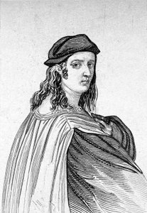 Raphael (Raffaello Sanzio 1483 - 1520) olasz festő portréja. alkotó: Unknown artist