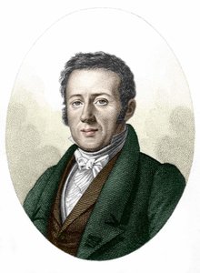 René Primrose Lesson (1794-1849) természettudós és biológus portréja. alkotó: Unknown artist