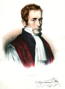 Rene Laennec (1781-1826) francia orvos portréja 19. századi metszet Magángyűjtemény alkotó: Unknown artist