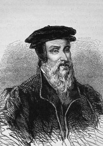 Robert Estienne (1503 - 1559) francia nyomdász portréja. alkotó: Unknown artist