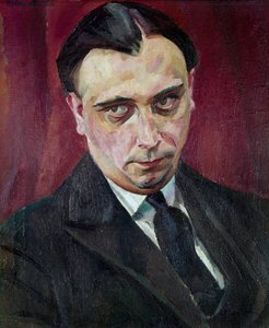 Petru Sergescu román tudós és matematikus portréja (festmény) alkotó: Unknown Artist