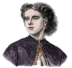Rosine Bloch (1844-1891) francia mezzoszoprán énekesnő portréja alkotó: Unknown artist