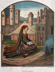 Szent Szakáll portréja - 15. századi dokumentumból alkotó: Unknown artist
