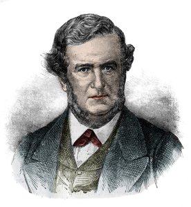 Salustiano Olozaga (1805-1873) angol politikus, diplomata és író portréja - metszet 1870 alkotó: Unknown artist