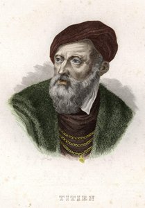 Tiziano Vecellio (A Tizian) portréja (1490-1576) alkotó: Unknown artist