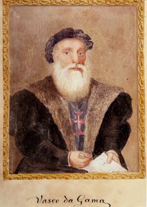 Vasco de Gama portréja – Richard Henri Major „Henri portugál herceg élete, a navigátor vezetéknévben” című filmjében alkotó: Unknown artist