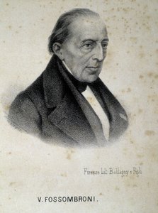 Victorio Fossombroni (1754-1844) olasz mérnök, közgazdász és értelmiségi portréja. alkotó: Unknown artist