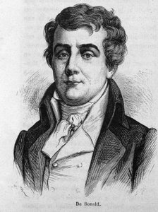 Louis De Bonald vikomt (1754-1840) portréja. alkotó: Unknown artist