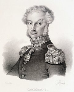 Pierre Jacques Etienne Cambronne vikomt, francia tábornok (1770-1842) portréja. alkotó: Unknown artist